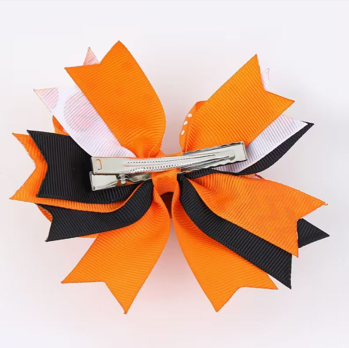 Basketball Bow Hair Clip