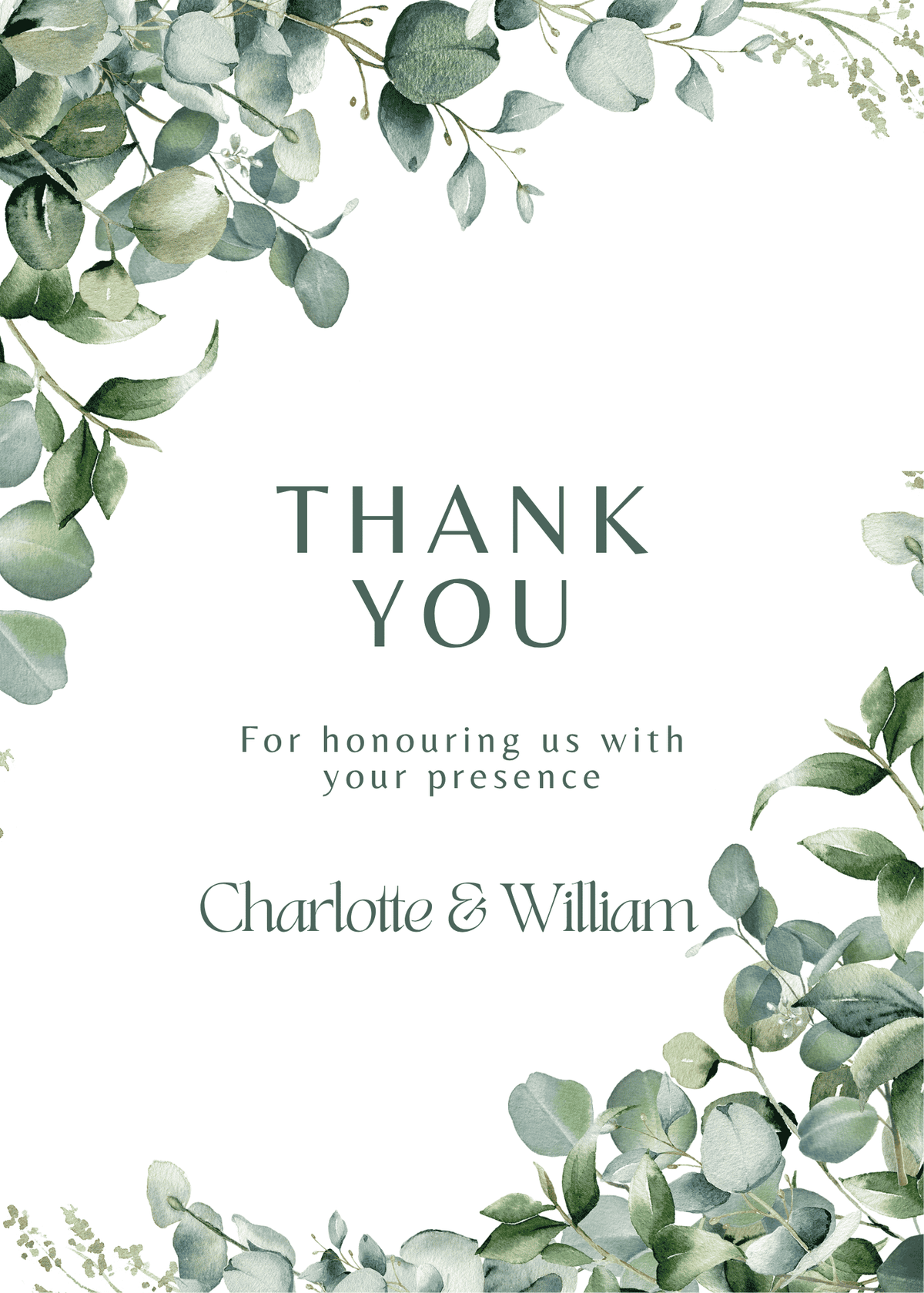 Personalised Digital Save-the-date, Wedding invitation, Thank-you cards