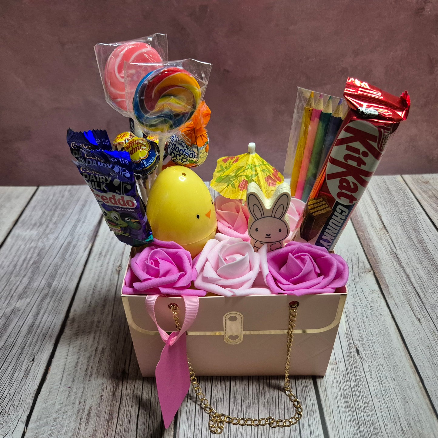 Surprised Egg Bunny Lolly Hamper