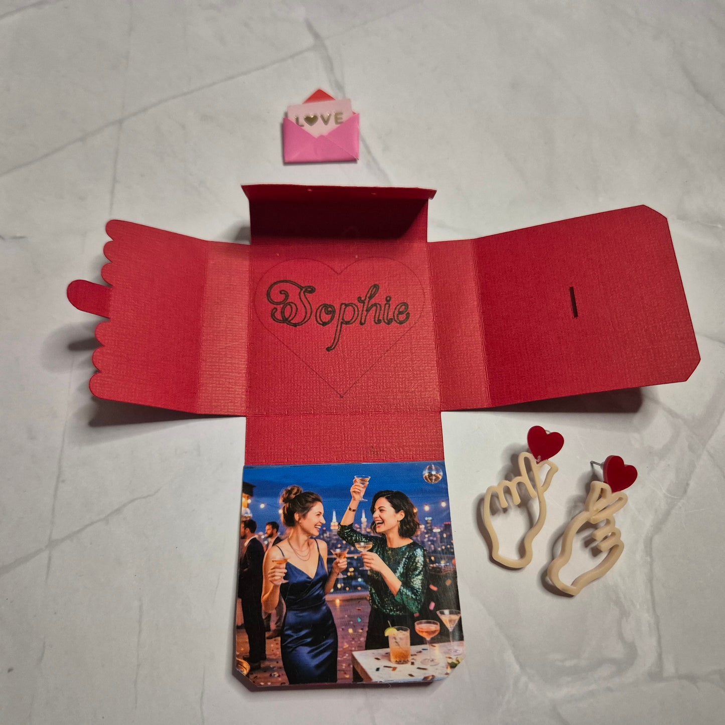 Heart-Shaped Love Gesture Earring