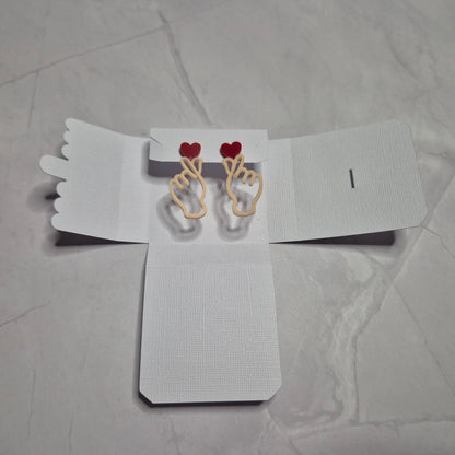 Heart-Shaped Love Gesture Earring