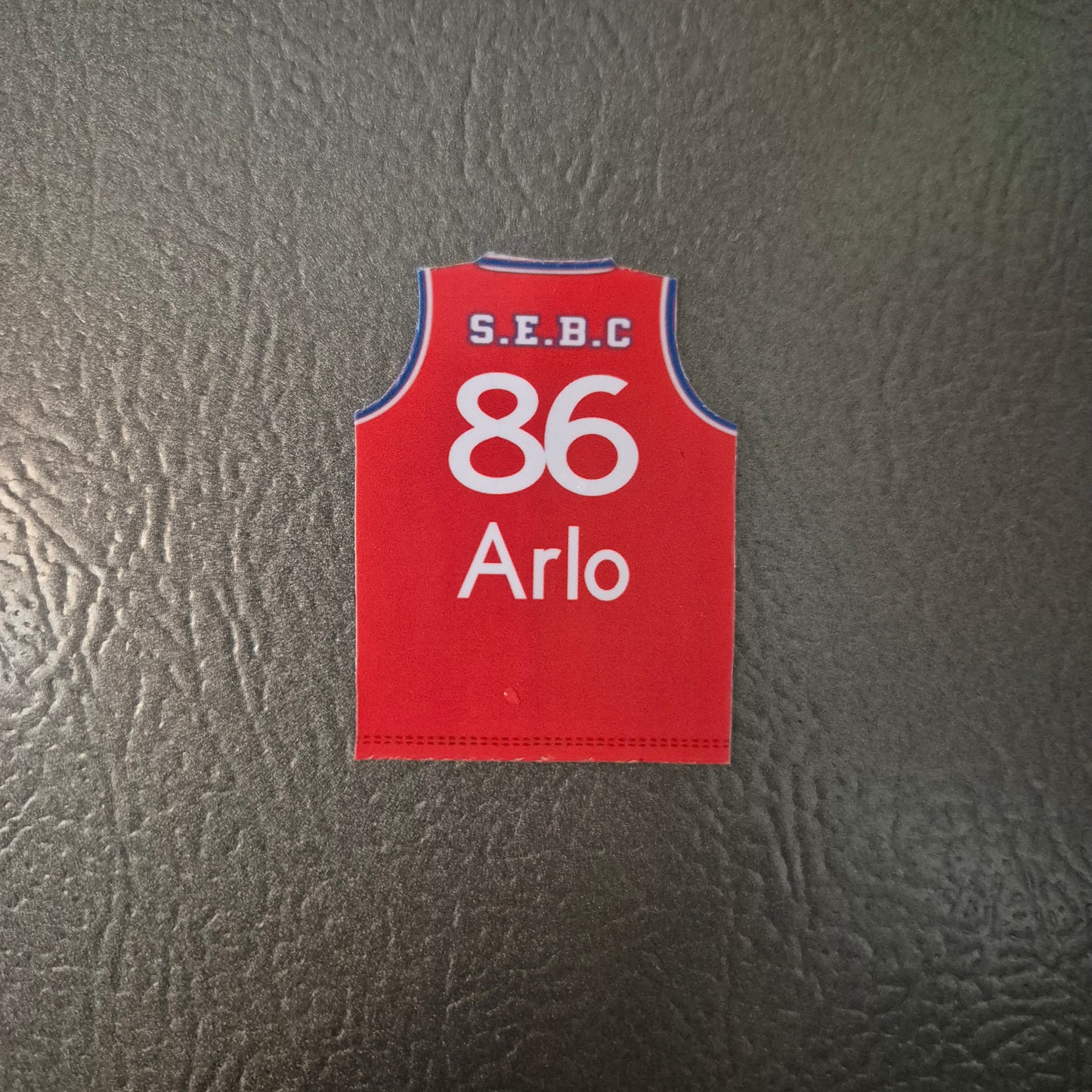 Personalized Basketball Jersey Magnet