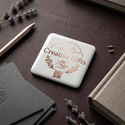 Business Branding Button Magnet