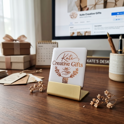 Business Branding Button Magnet
