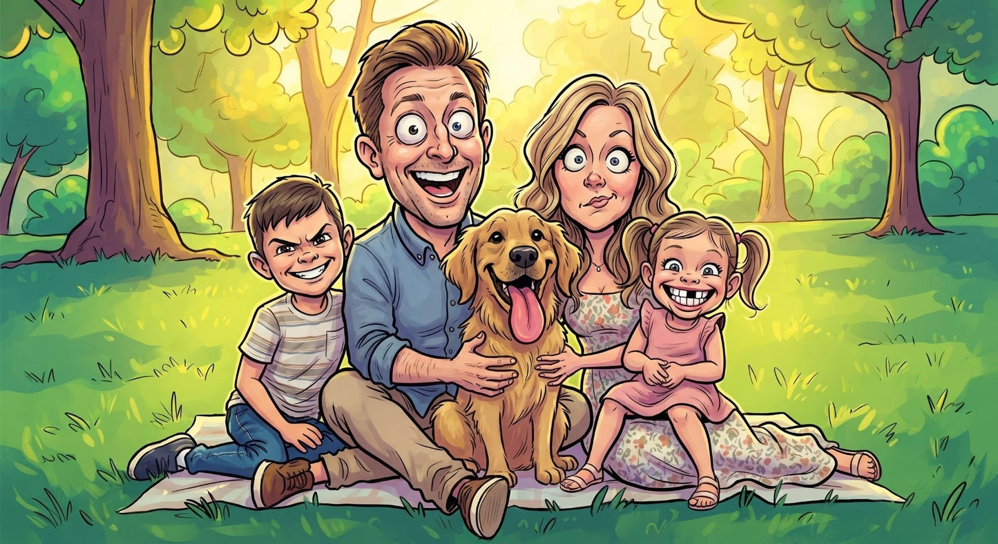 Custom Funny Portrait from your photo