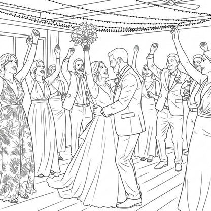 Custom Line Art Portrait from your photo