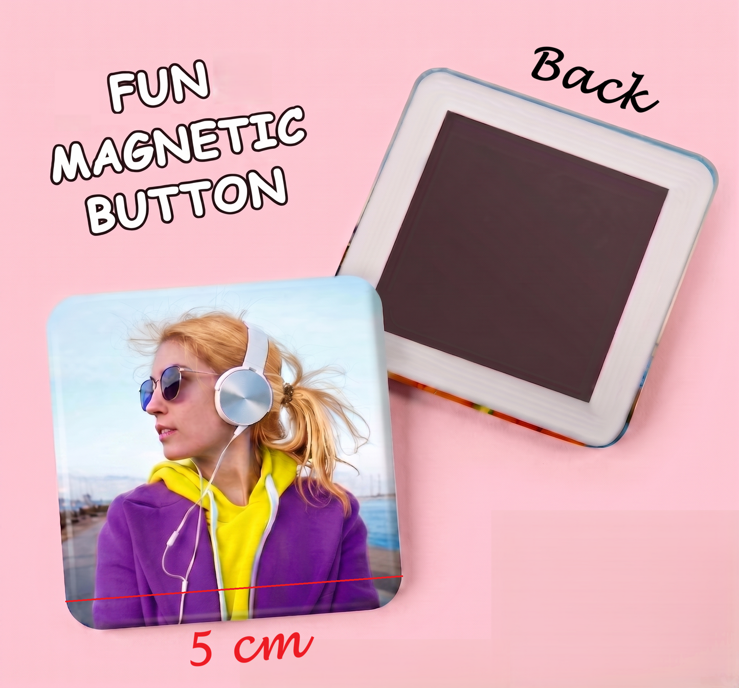 Photo/Joke Button Magnet