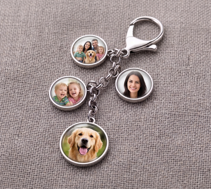 Family Photo Keychain