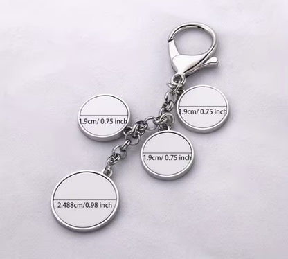 Family Photo Keychain