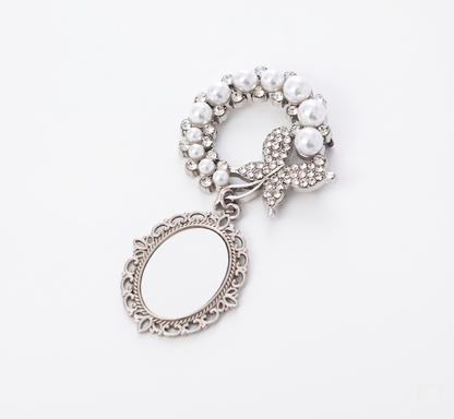 Personalised Photo Memorial Pin Charm