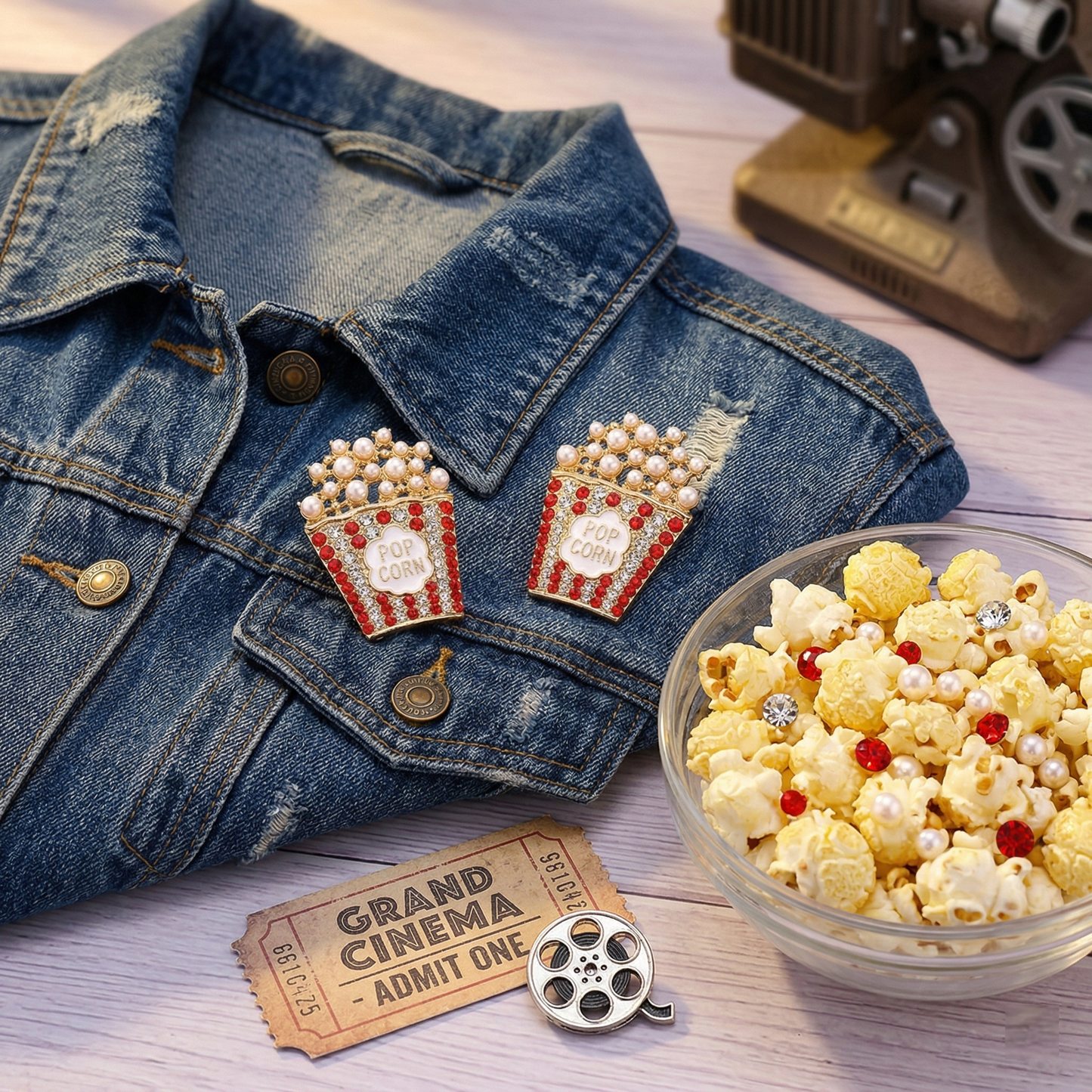 Popcorn Earring