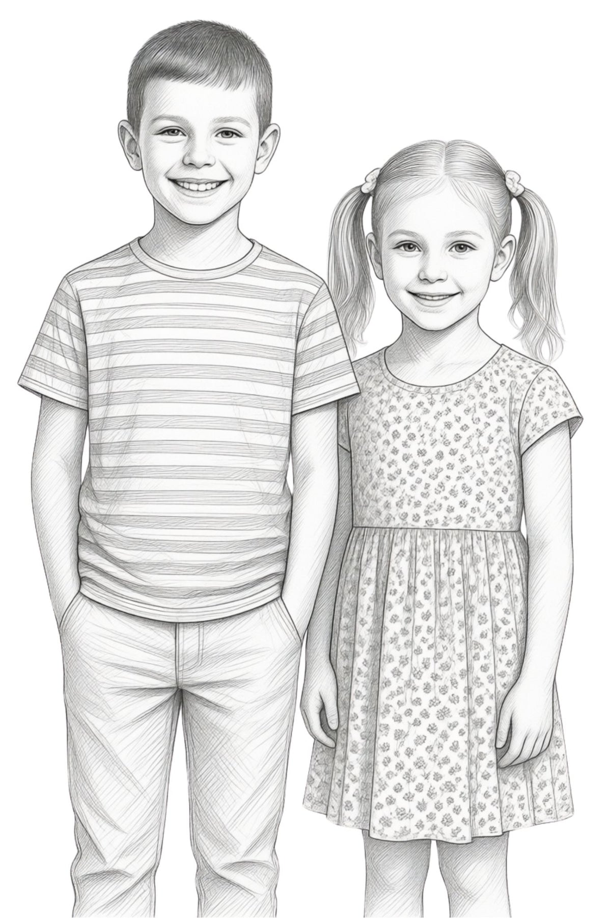 Personalised sketch portrait from your photo