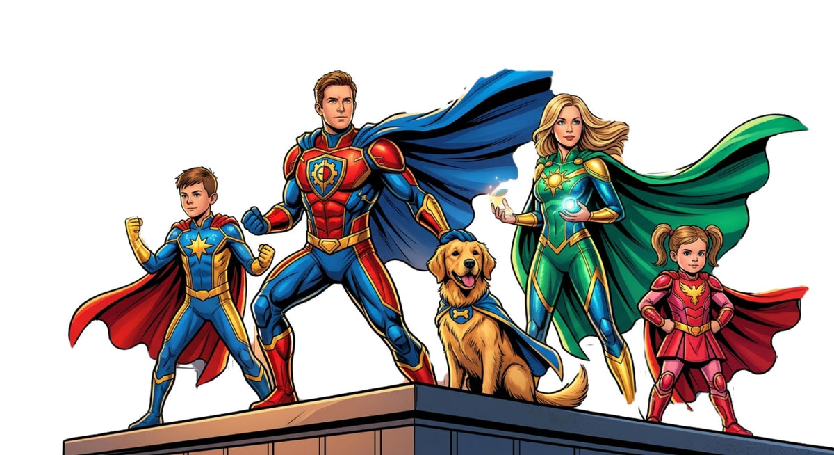 Custom superhero portrait from your photo