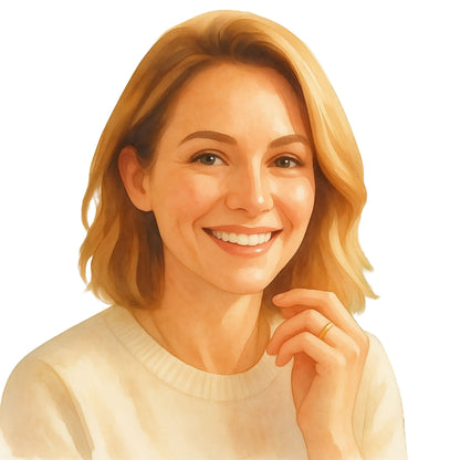 Personalised watercolour portrait